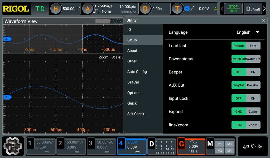 Fine zoom toggle